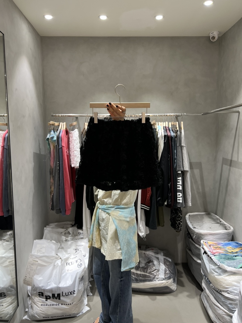 X-MOOD東大門㊣實拍女裝新款真品時尚推薦休閑職業人氣短裙X-MOOD短裙圖色1