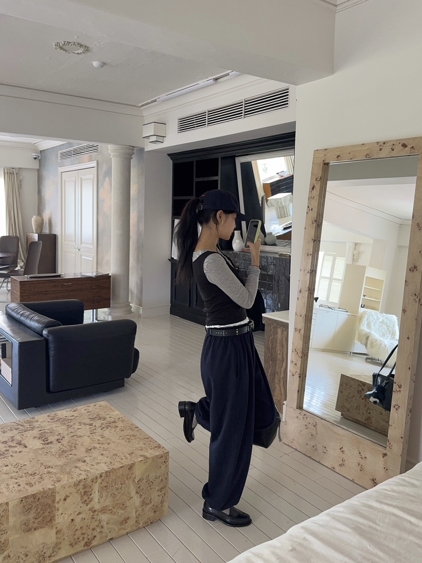 OUPPT韓國直郵㊣女裝新款時尚25秋夏人氣熱賣休閑真品休閑褲OUPPT休閑褲