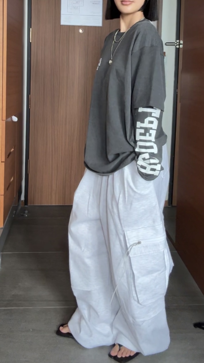 X-MOOD東大門㊣實拍女裝新款真品推薦熱賣時尚25秋夏長袖T恤X-MOOD長袖T恤