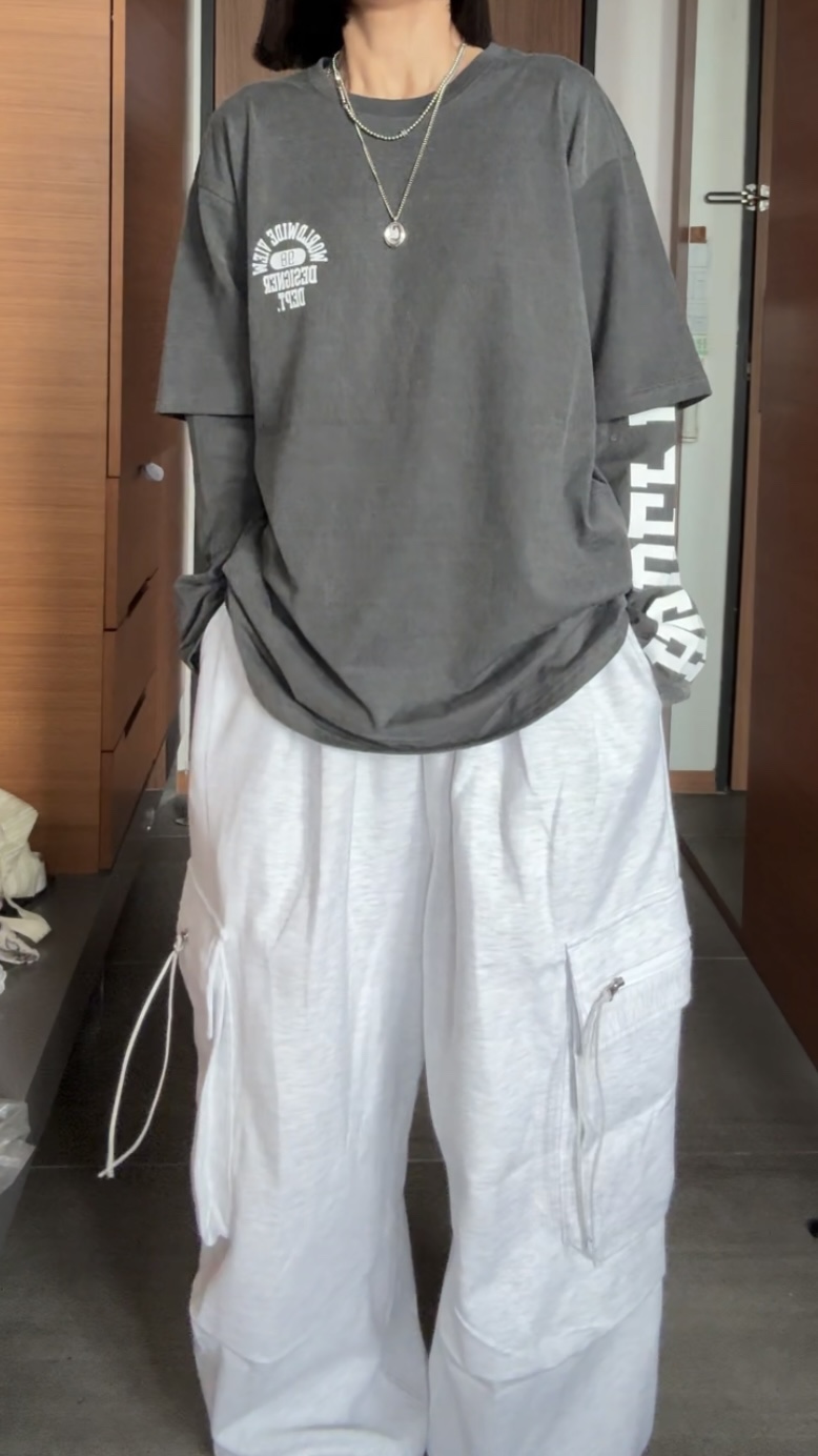 X-MOOD東大門㊣實拍女裝新款真品推薦熱賣時尚25秋夏長袖T恤X-MOOD長袖T恤