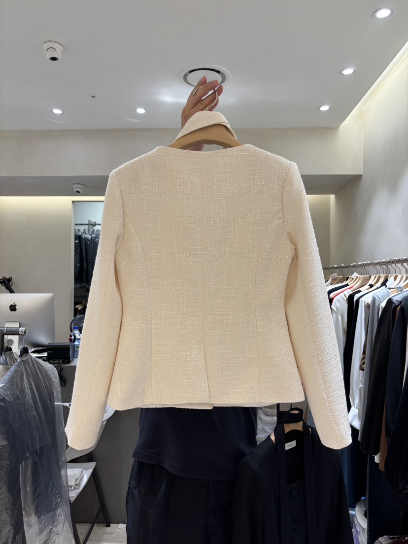 FOUREIGHT東大門㊣實拍女士新品時尚職業休閑夾克含脖帶花呢FOUR EIGHT夾克