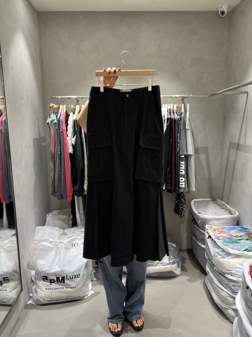 X-MOOD東大門㊣實拍女裝新品時尚25秋夏職業真品推薦休閑長裙X-MOOD長裙圖色2