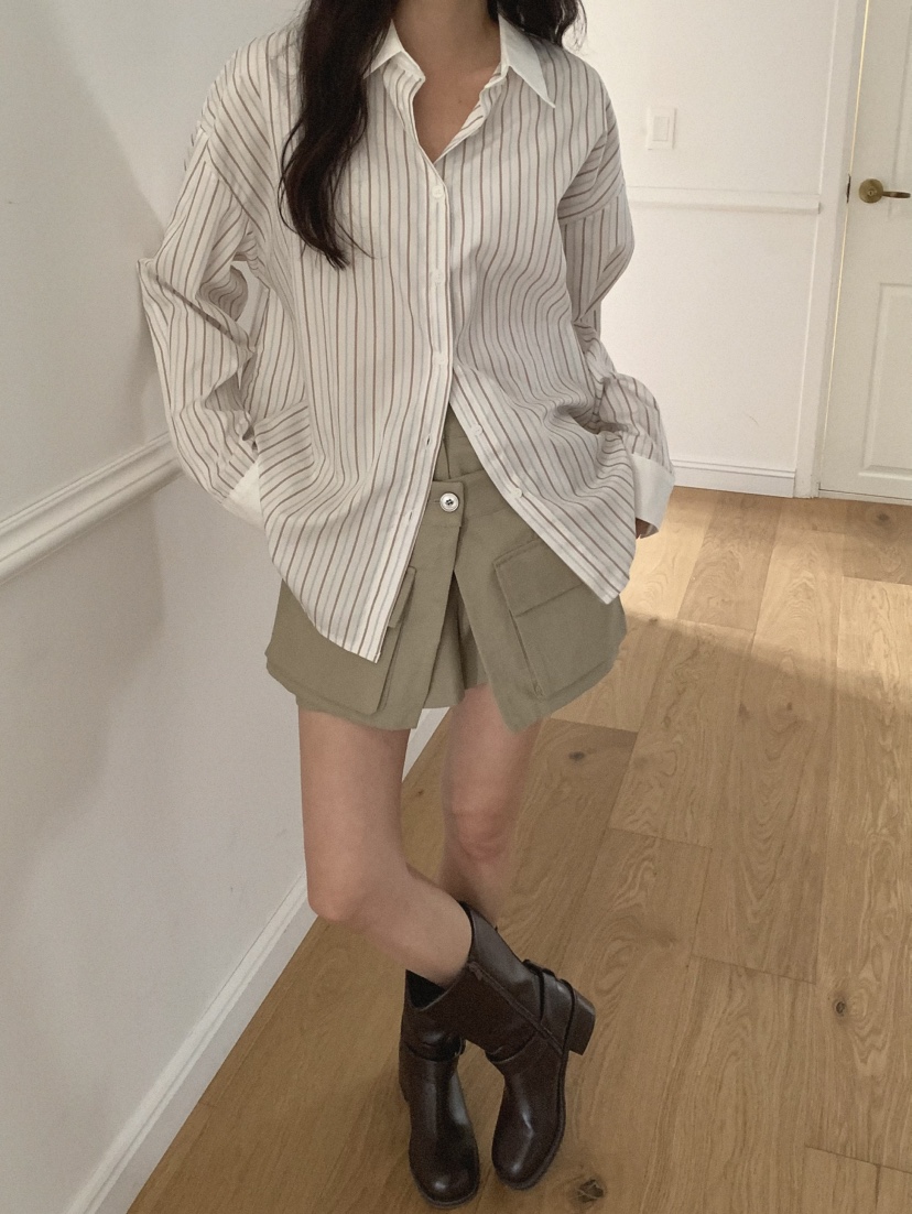 SLAT東大門㊣直郵女裝新款真品職業熱賣時尚人氣25秋夏裙褲口袋UNICO-p裙褲