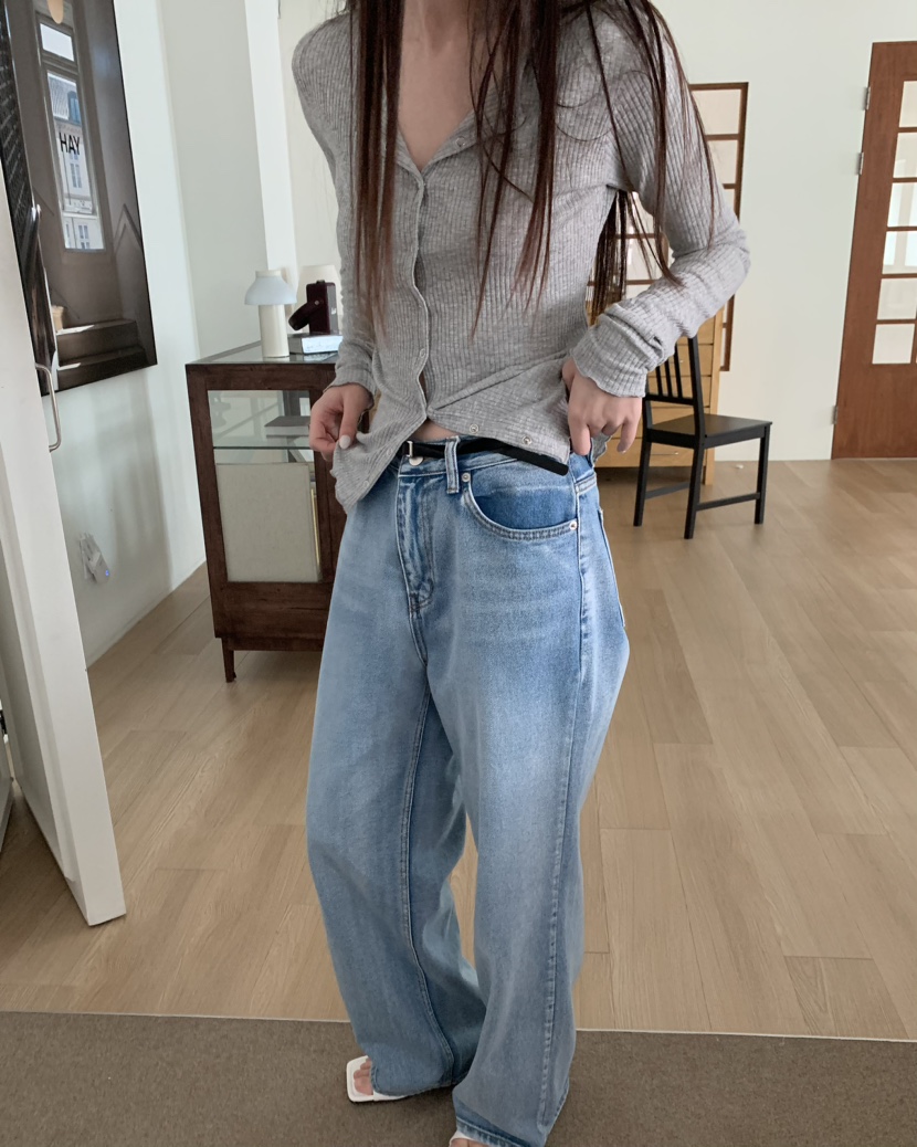 LOVE MOMENT東大門㊣實拍女士新款休閑時尚人氣職業牛仔褲LOVE MOMENT牛仔褲