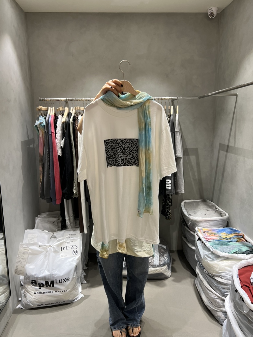 X-MOOD韓國直郵㊣女士新品25秋夏時尚推薦職業真品T恤豹紋X-MOODT恤