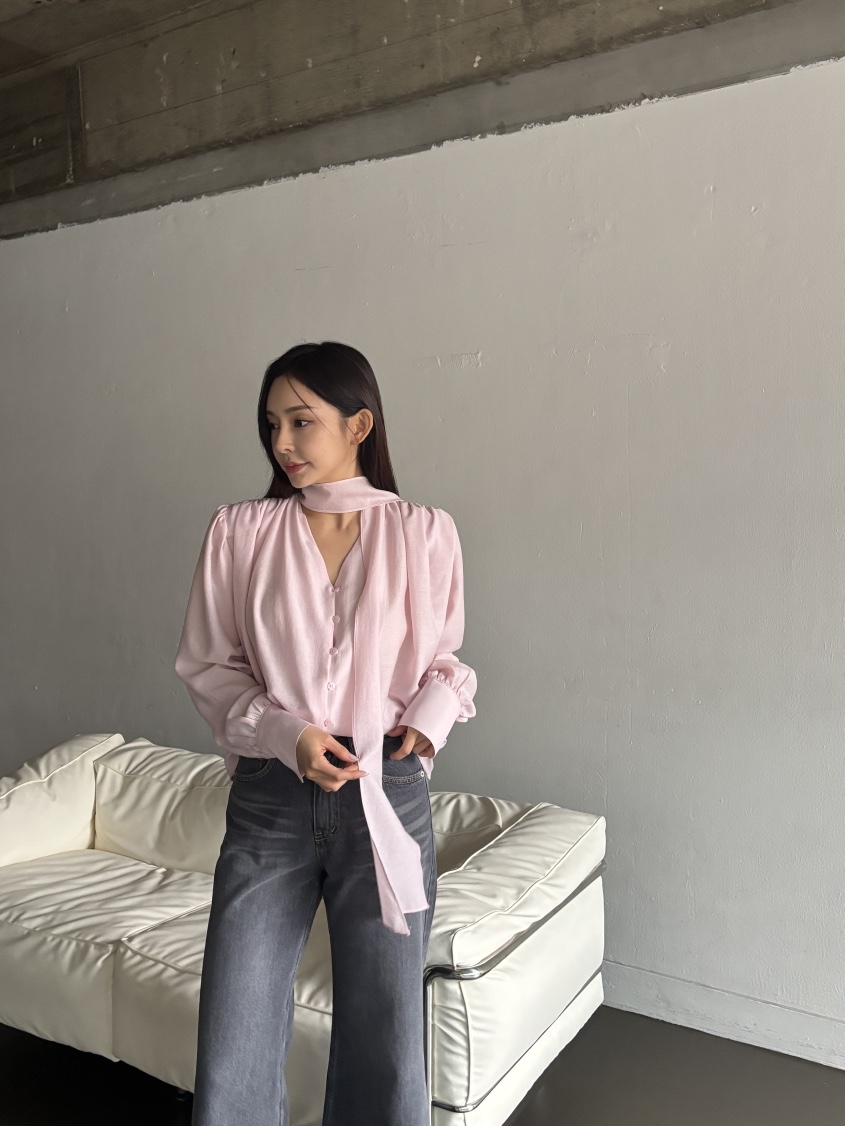 FOUREIGHT韓國直郵㊣女裝新款熱賣職業25秋夏休閑襯衫蕾絲衫FOUR EIGHT襯衫/蕾絲衫