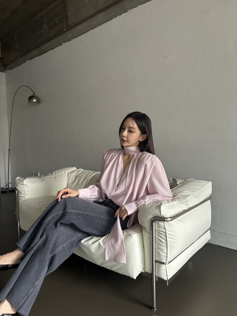 FOUREIGHT韓國直郵㊣女裝新款熱賣職業25秋夏休閑襯衫蕾絲衫FOUR EIGHT襯衫/蕾絲衫