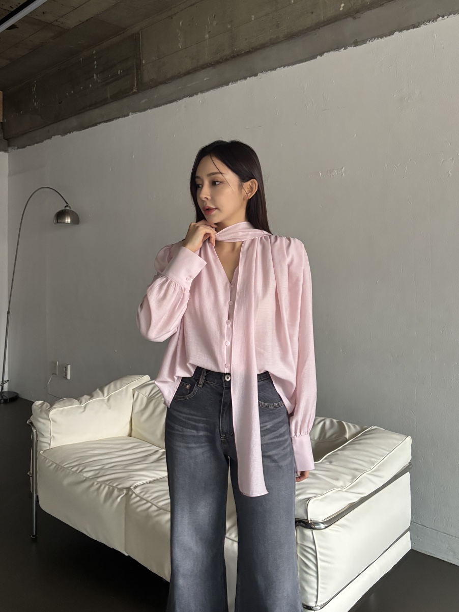 FOUREIGHT韓國直郵㊣女裝新款熱賣職業25秋夏休閑襯衫蕾絲衫FOUR EIGHT襯衫/蕾絲衫