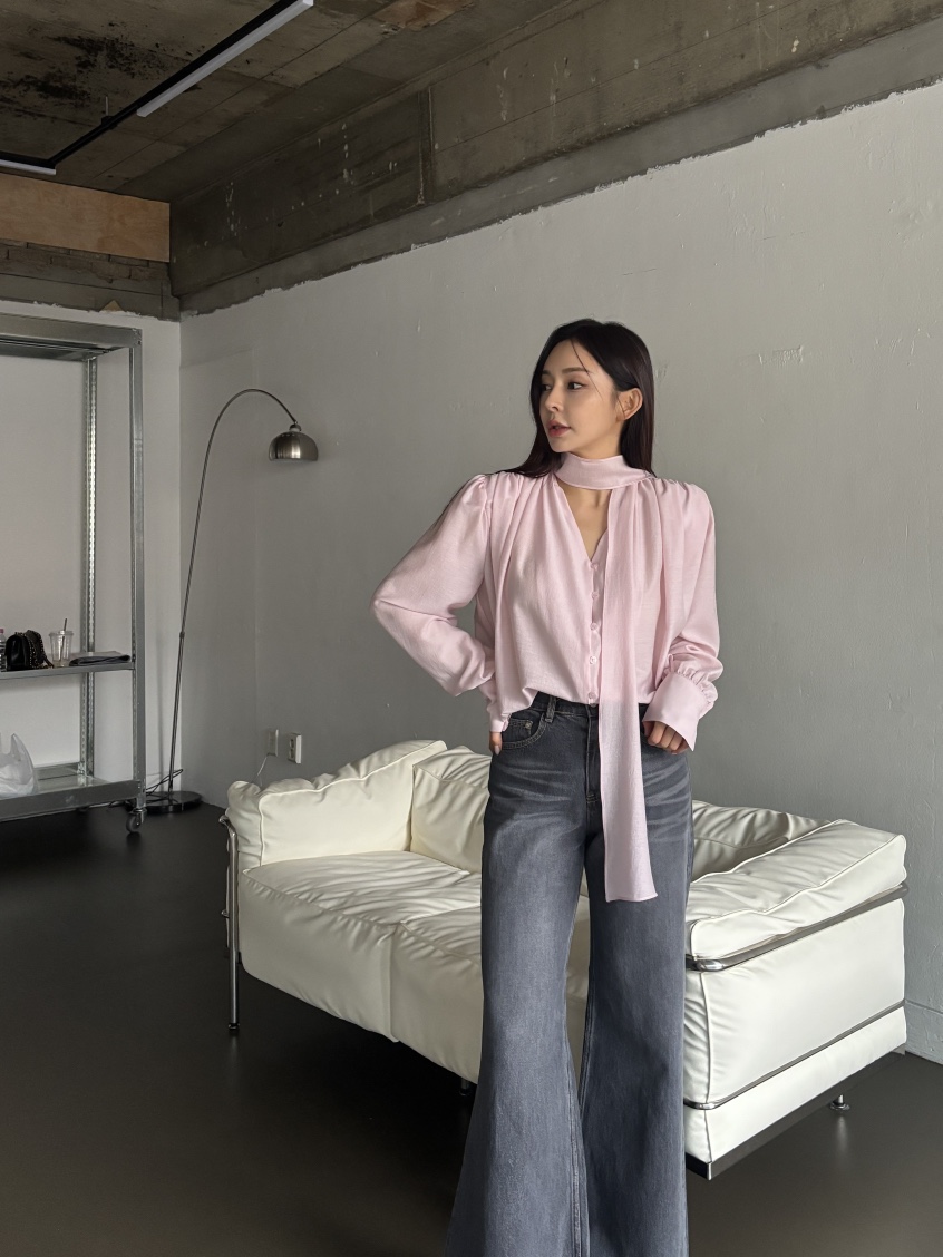 FOUREIGHT韓國直郵㊣女裝新款熱賣職業25秋夏休閑襯衫蕾絲衫FOUR EIGHT襯衫/蕾絲衫