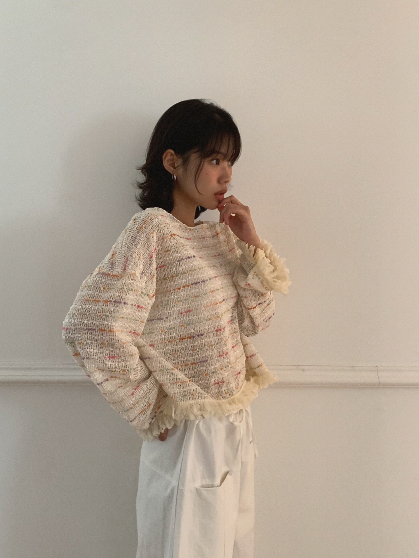 SLAT東大門㊣實拍女裝新款人氣真品休閑25秋夏時尚職業針織衫UNICO-p針織衫