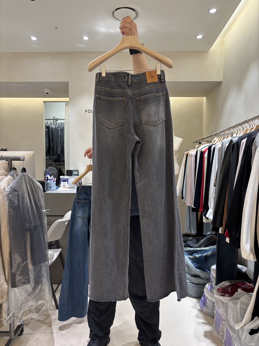 FOUREIGHT東大門㊣直郵女裝新品真品推薦休閑人氣職業牛仔褲FOUR EIGHT牛仔褲