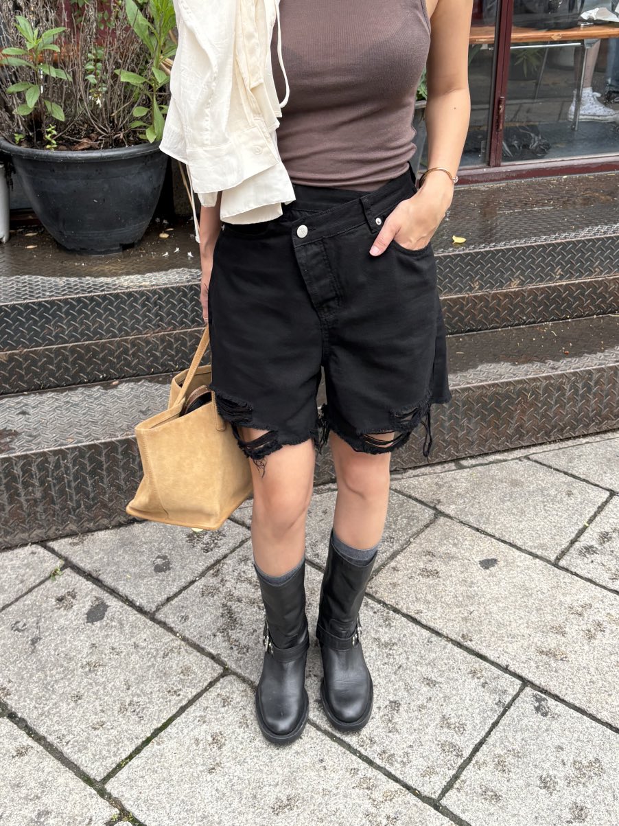 SUNDER MARKET東大門㊣代購女裝新品真品時尚短褲不含腰帶SUNDER MARKET短褲