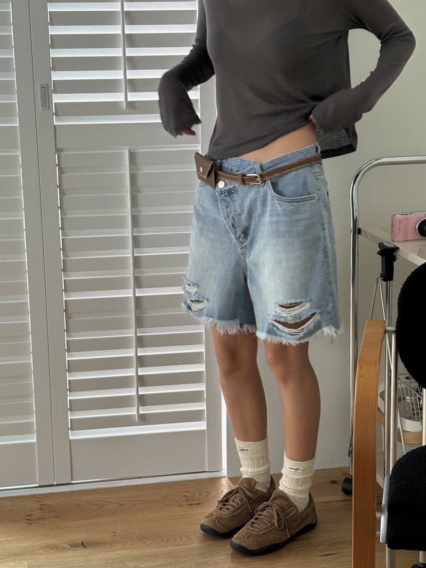 SUNDER MARKET東大門㊣代購女裝新品真品時尚短褲不含腰帶SUNDER MARKET短褲