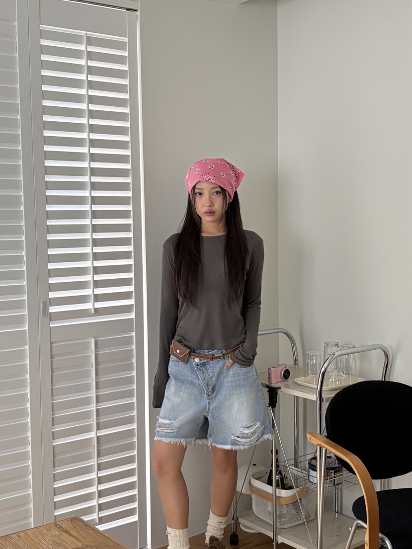 SUNDER MARKET東大門㊣代購女裝新品真品時尚短褲不含腰帶SUNDER MARKET短褲