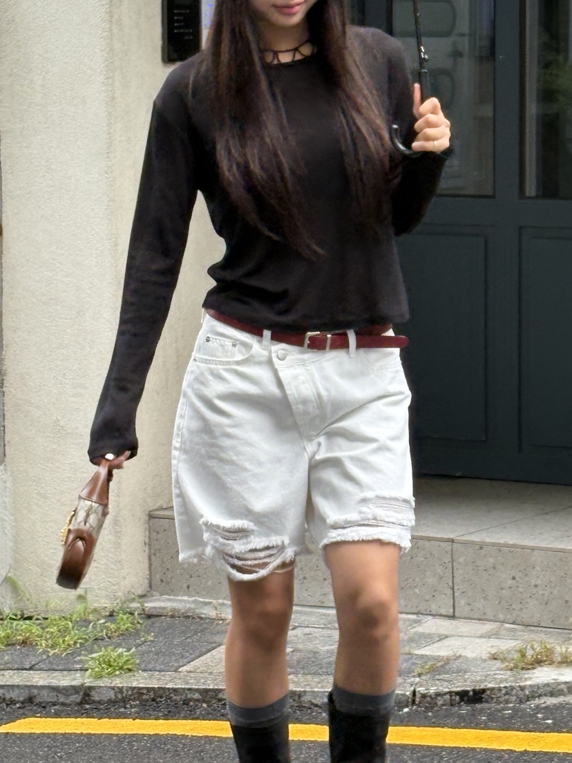 SUNDER MARKET東大門㊣代購女裝新品真品時尚短褲不含腰帶SUNDER MARKET短褲