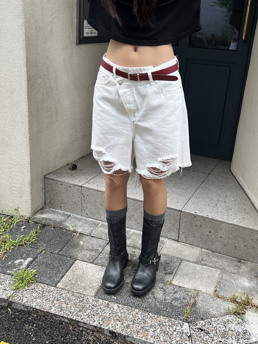SUNDER MARKET東大門㊣代購女裝新品真品時尚短褲不含腰帶SUNDER MARKET短褲