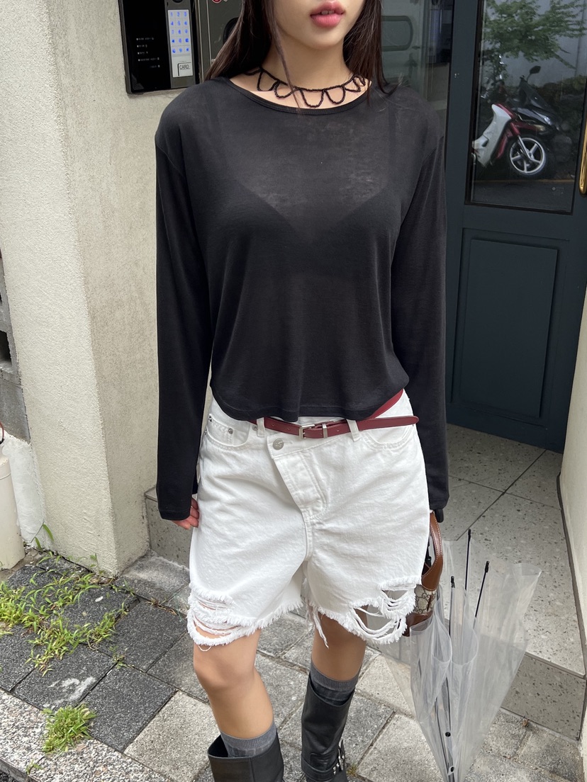 SUNDER MARKET東大門㊣代購女裝新品真品時尚短褲不含腰帶SUNDER MARKET短褲