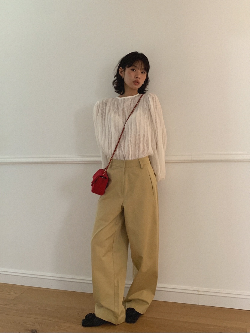 SLAT東大門㊣代購女裝新品人氣熱賣休閑25秋夏職業時尚休閑褲UNICO-p休閑褲