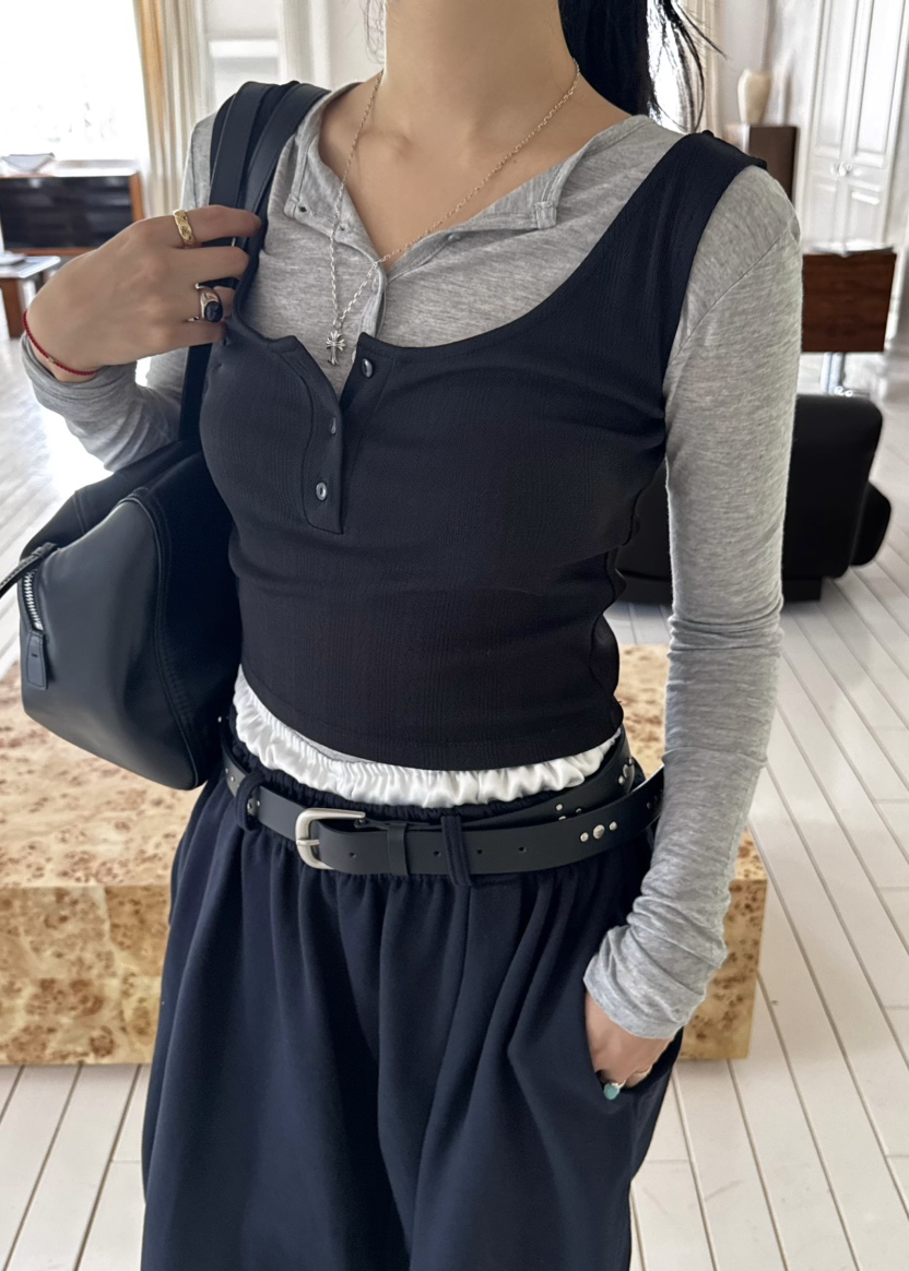 OUPPT東大門㊣代購女裝新款真品熱賣時尚推薦25秋夏長袖T恤OUPPT長袖T恤