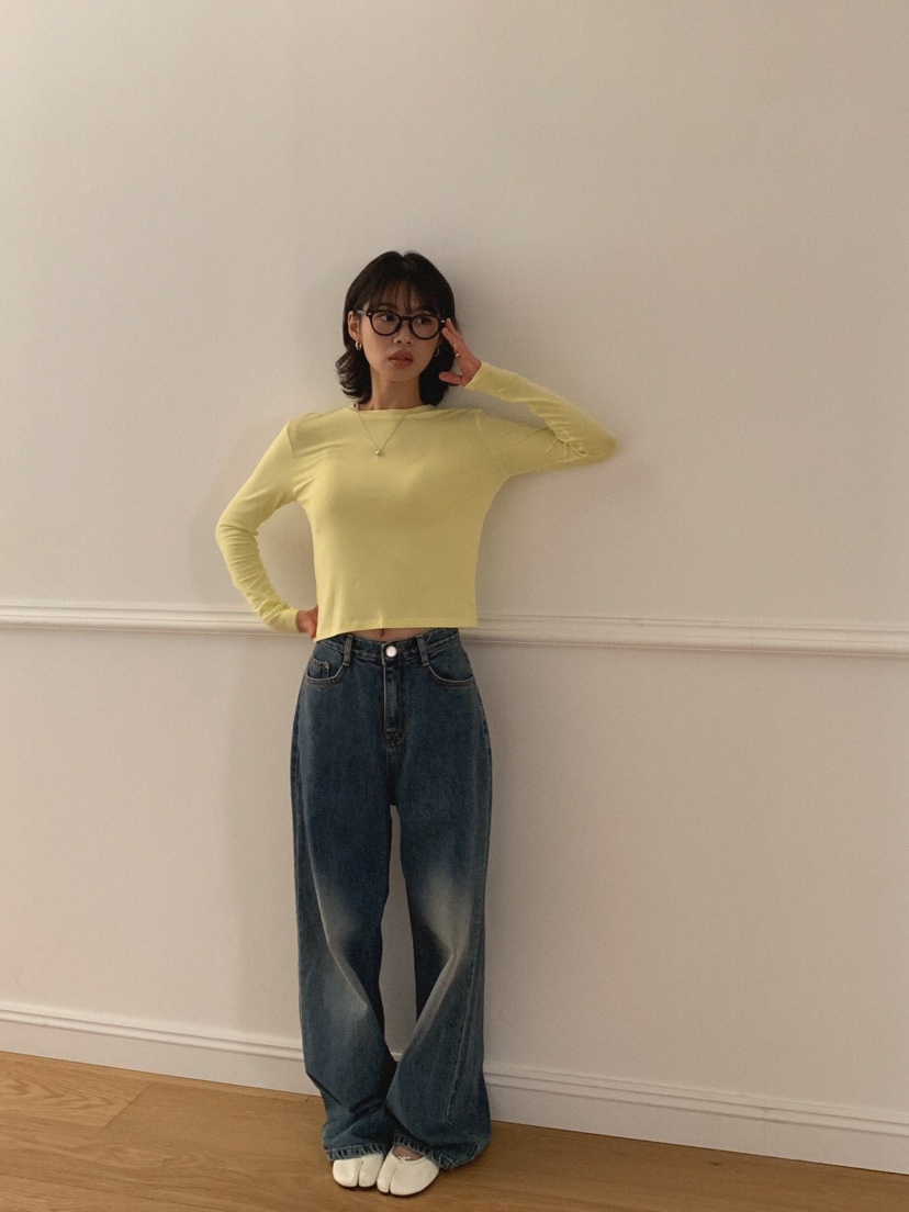 SLAT韓國直郵㊣女裝新款人氣熱賣25秋夏真品推薦職業長袖T恤UNICO-p長袖T恤