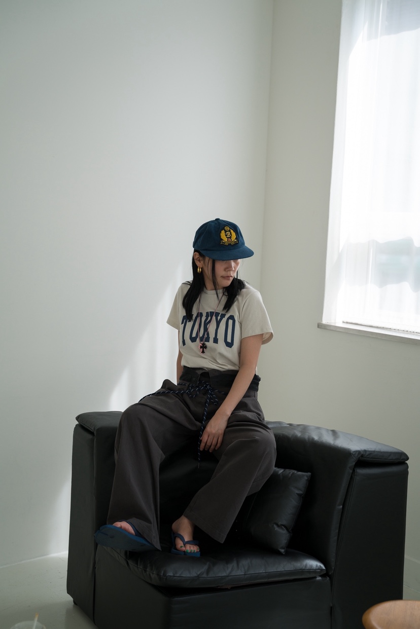 FRANC—L韓國代購㊣女裝新品職業人氣時尚真品休閑褲含腰繩FRANC休閑褲