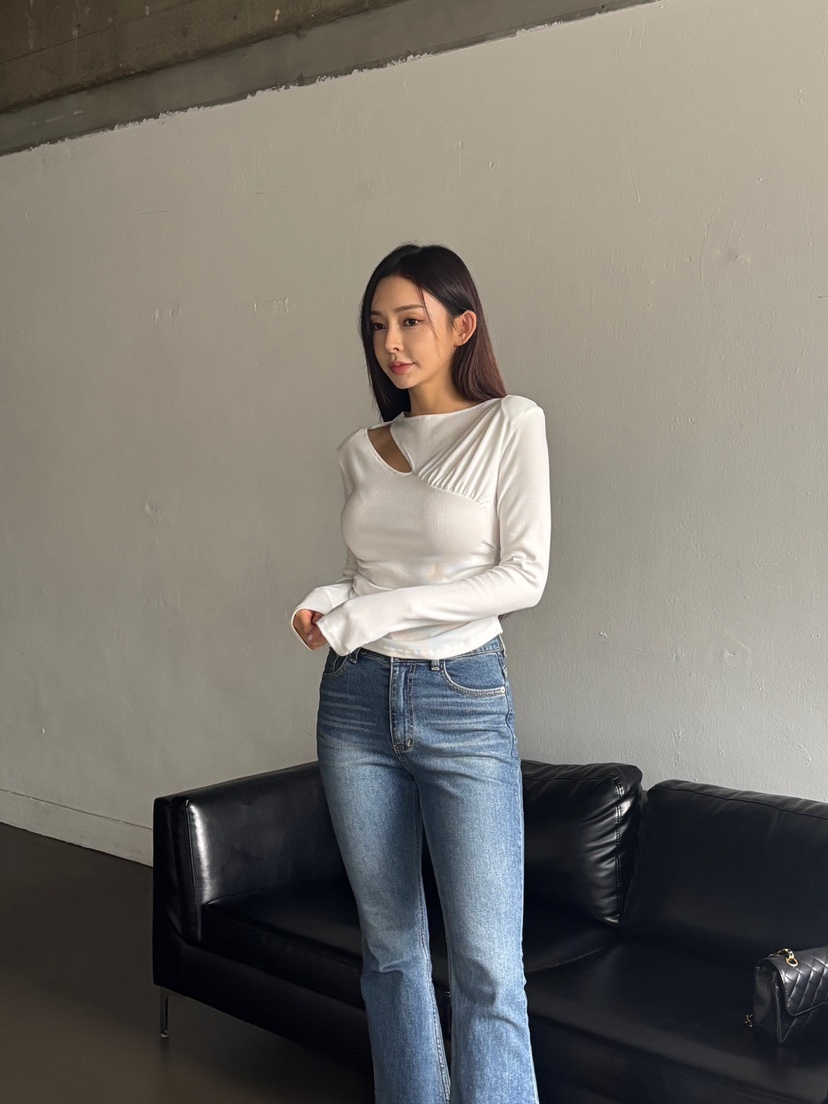 FOUREIGHT韓國代購㊣女裝新款熱賣推薦休閑時尚25秋夏長袖T恤FOUR EIGHT長袖T恤