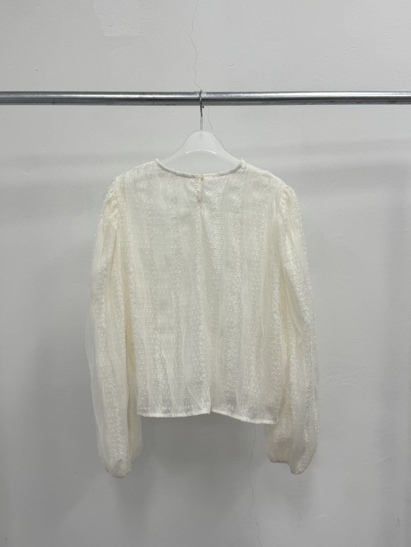 SLAT韓國直郵㊣女裝新品25秋夏熱賣休閑人氣時尚襯衫蕾絲衫UNICO-p襯衫/蕾絲衫