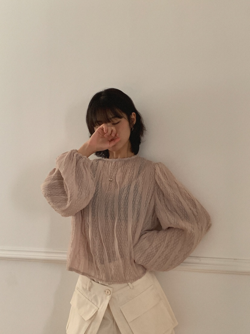 SLAT韓國直郵㊣女裝新品25秋夏熱賣休閑人氣時尚襯衫蕾絲衫UNICO-p襯衫/蕾絲衫