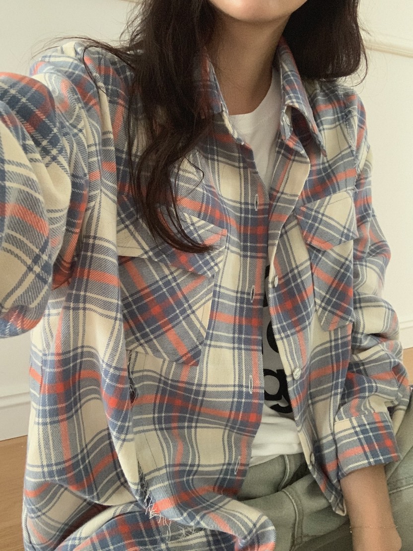 SLAT韓國直郵㊣女裝新款休閑真品25秋夏推薦時尚襯衫蕾絲衫UNICO-p襯衫/蕾絲衫