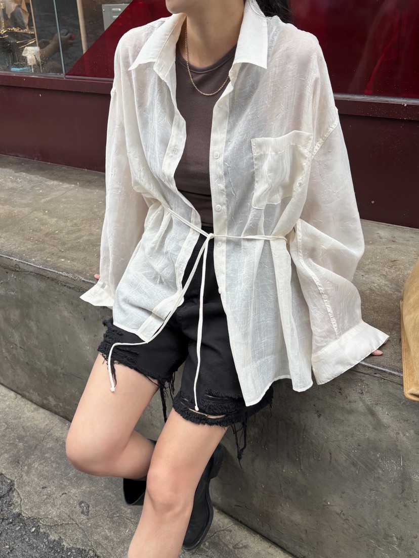 SUNDER MARKET東大門㊣直郵女士新款職業時尚人氣襯衫蕾絲衫SUNDER MARKET襯衫/蕾絲衫