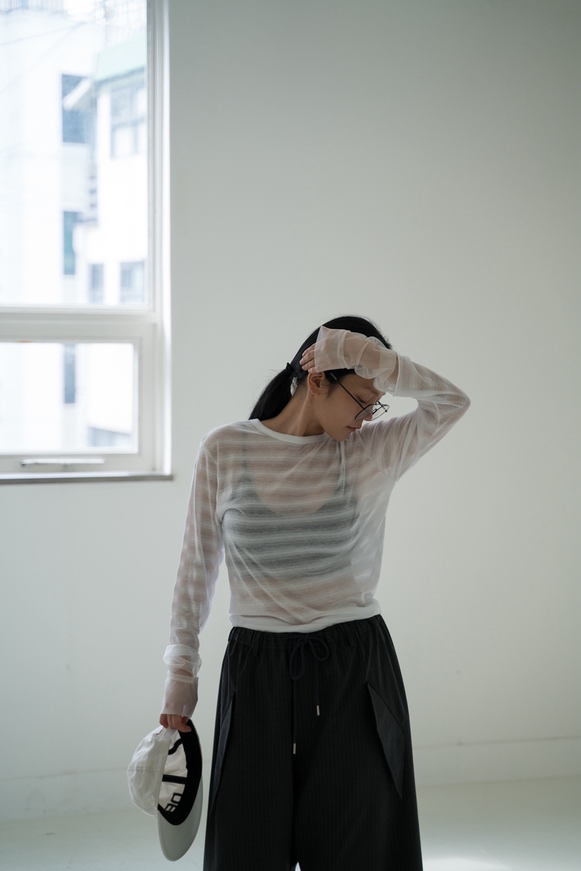 FRANC—L韓國直郵㊣女士新款推薦熱賣休閑人氣職業25秋夏長袖T恤FRANC長袖T恤
