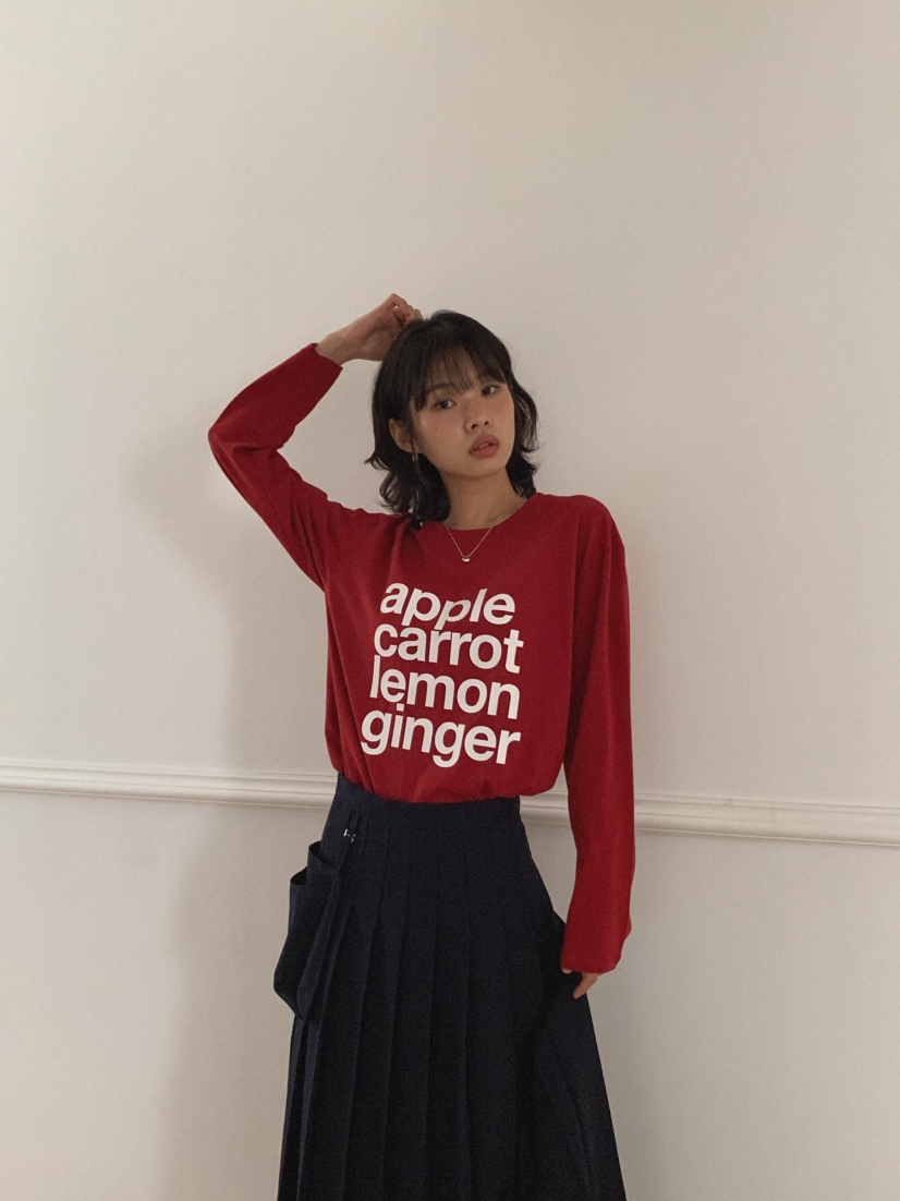 SLAT東大門㊣直郵女裝新品人氣真品熱賣時尚25秋夏休閑長袖T恤UNICO-p長袖T恤