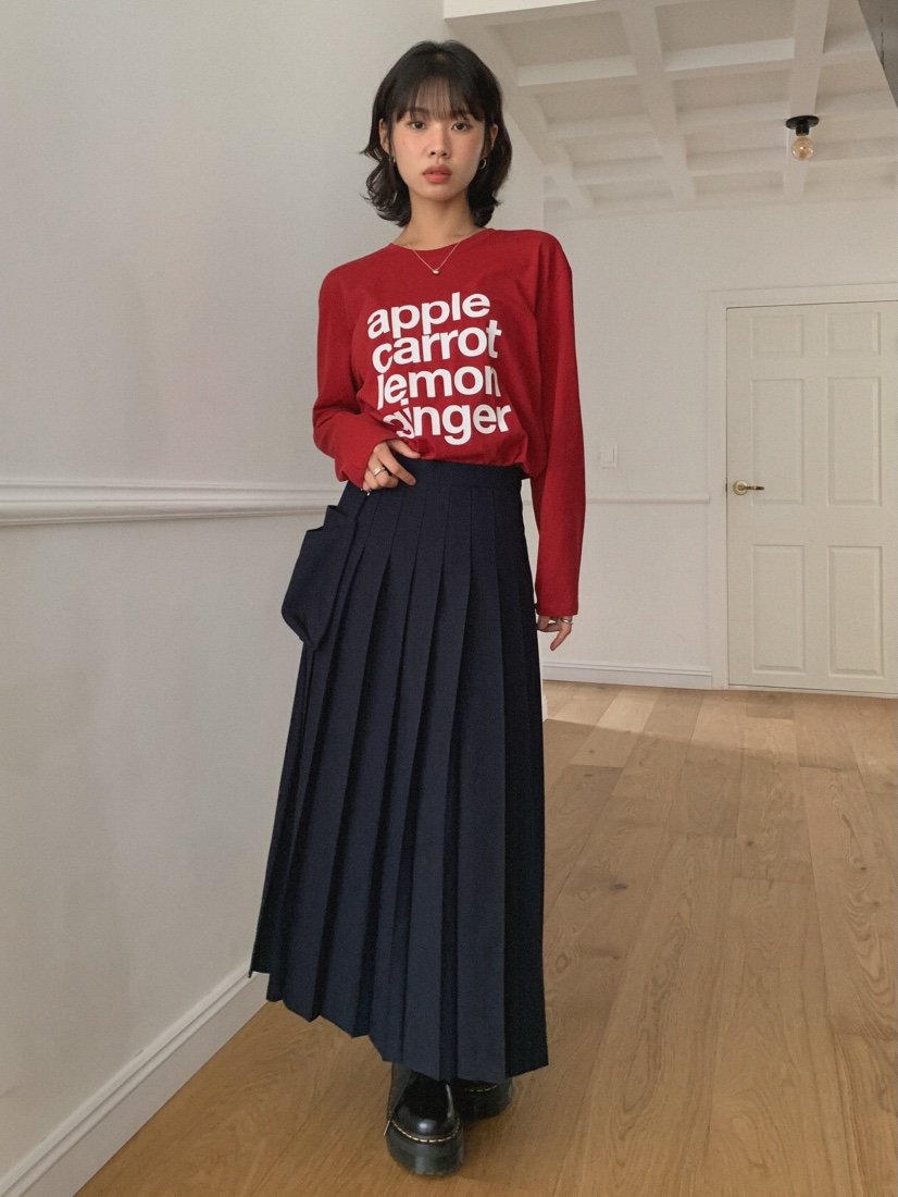 SLAT東大門㊣直郵女裝新品人氣真品熱賣時尚25秋夏休閑長袖T恤UNICO-p長袖T恤