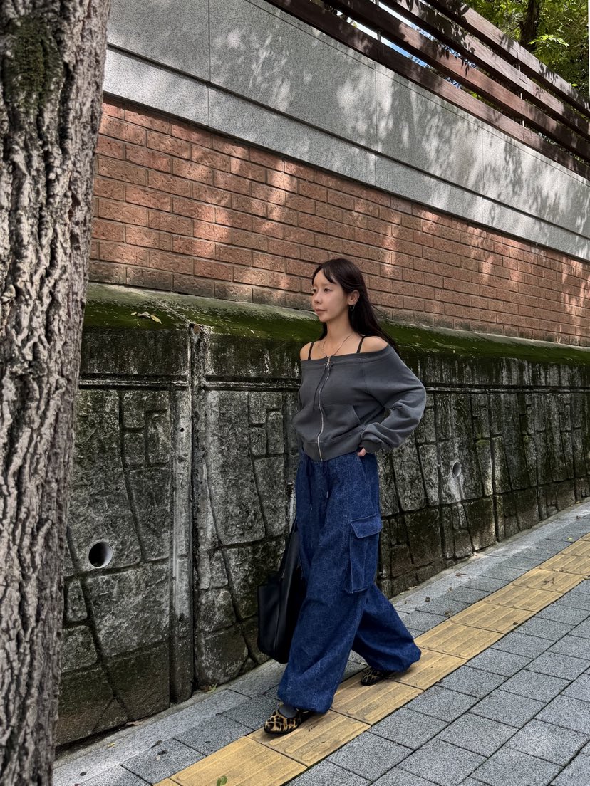 SUNDER MARKET東大門㊣代購女裝新款時尚人氣休閑褲含腰包SUNDER MARKET休閑褲