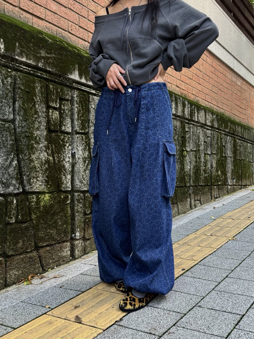 SUNDER MARKET東大門㊣代購女裝新款時尚人氣休閑褲含腰包SUNDER MARKET休閑褲