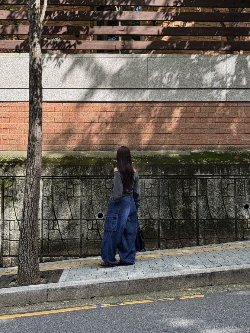 SUNDER MARKET東大門㊣代購女裝新款時尚人氣休閑褲含腰包SUNDER MARKET休閑褲