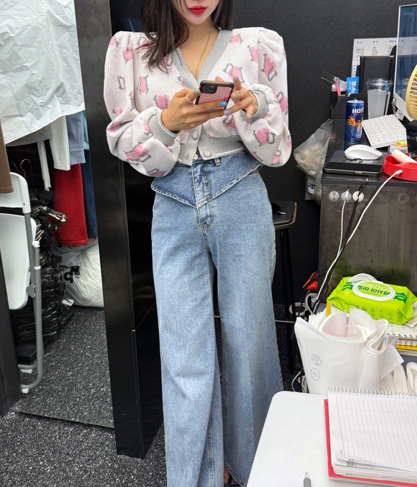 AB東大門㊣代購女裝新款熱賣休閑真品推薦時尚職業25秋夏針織衫AB針織衫