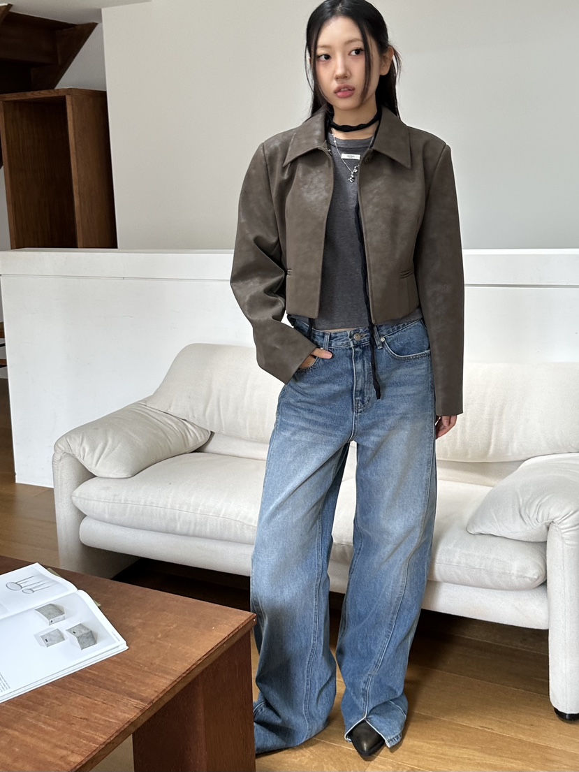 I MFACT韓國代購㊣女裝新款時尚熱賣推薦休閑人氣真品夾克I MFACT夾克