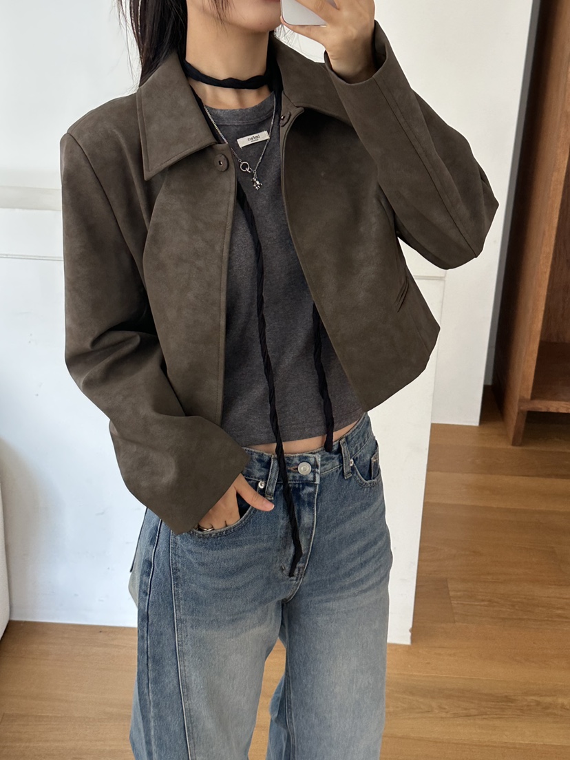 I MFACT韓國代購㊣女裝新款時尚熱賣推薦休閑人氣真品夾克I MFACT夾克