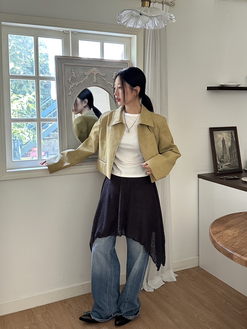 I MFACT韓國代購㊣女裝新款時尚熱賣推薦休閑人氣真品夾克I MFACT夾克