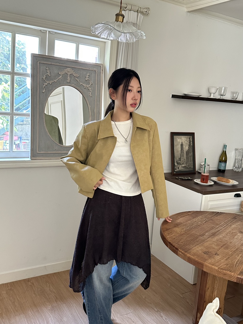 I MFACT韓國代購㊣女裝新款時尚熱賣推薦休閑人氣真品夾克I MFACT夾克