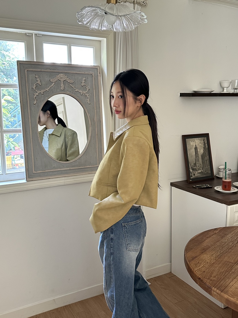 I MFACT韓國代購㊣女裝新款時尚熱賣推薦休閑人氣真品夾克I MFACT夾克