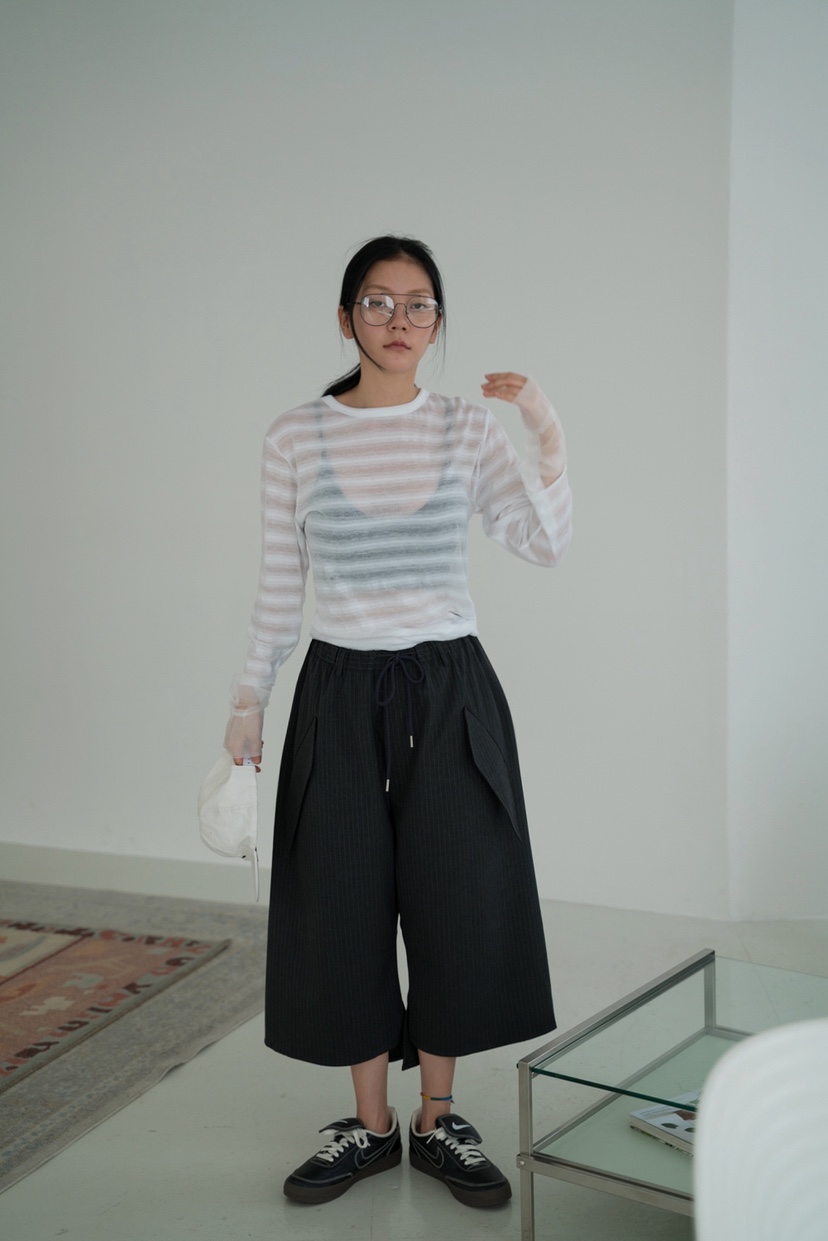 FRANC—L韓國代購㊣女裝新品職業25秋夏人氣真品時尚休閑褲FRANC休閑褲