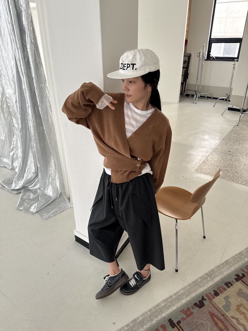 FRANC—L韓國代購㊣女裝新品職業25秋夏人氣真品時尚休閑褲FRANC休閑褲
