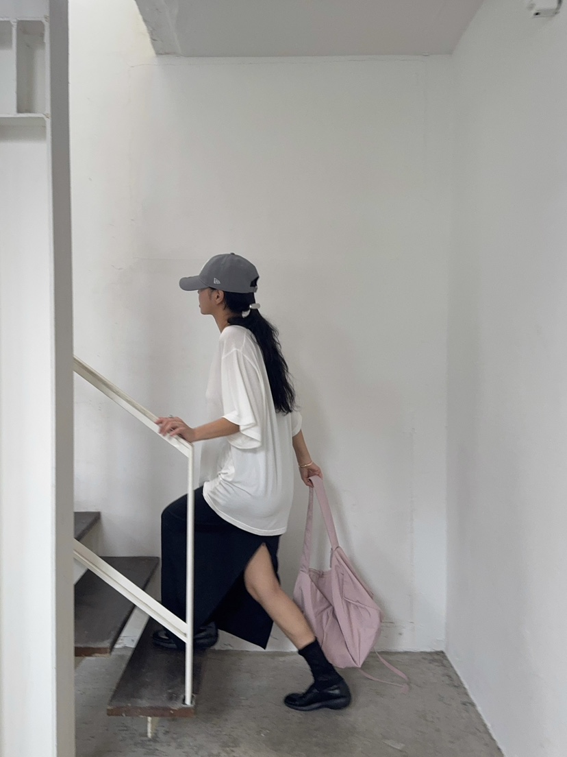 OUPPT韓國代購㊣女士新款真品熱賣時尚職業推薦25秋夏休閑長裙OUPPT長裙