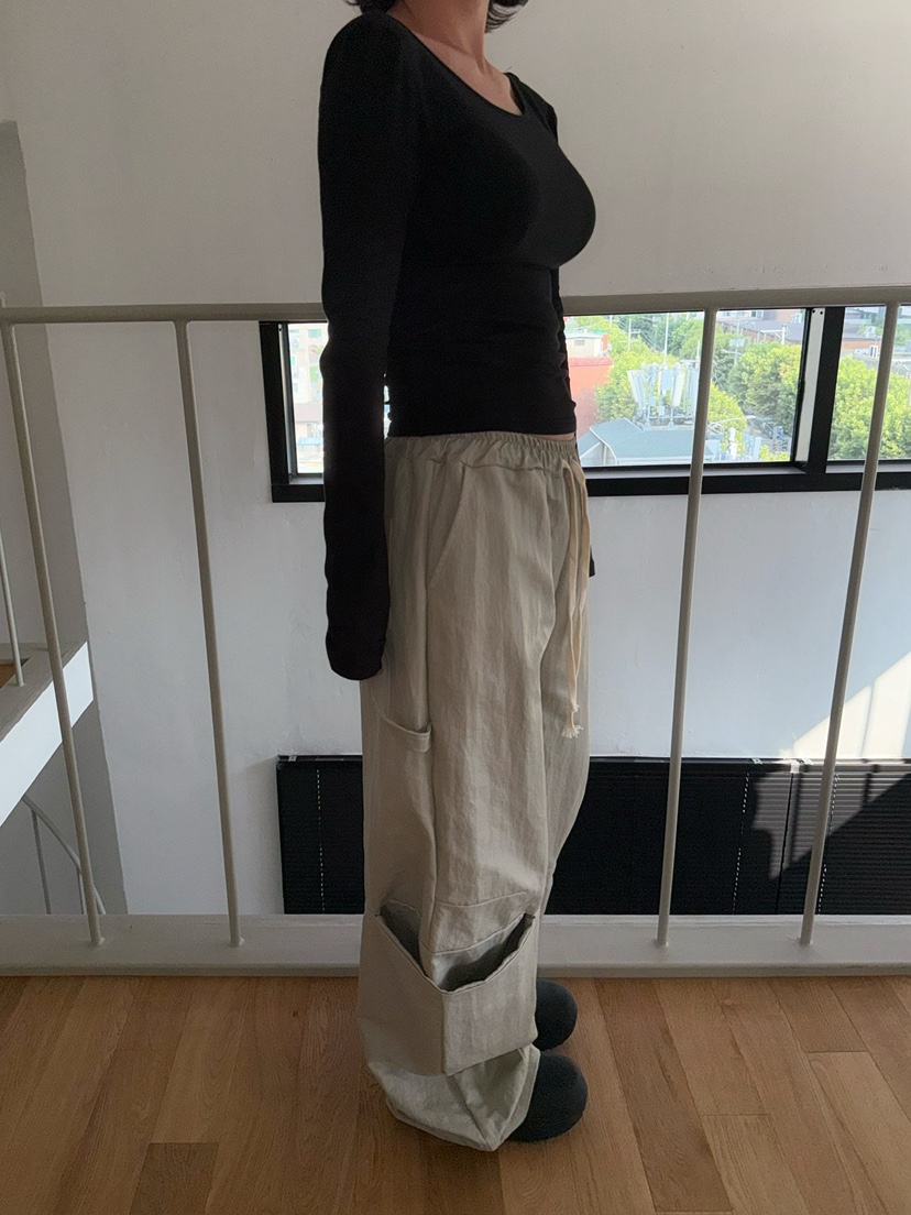 AWESOMESAUCE東大門㊣代購女士新款時尚25秋夏推薦真品休閑褲AWESOME SAUCE休閑褲