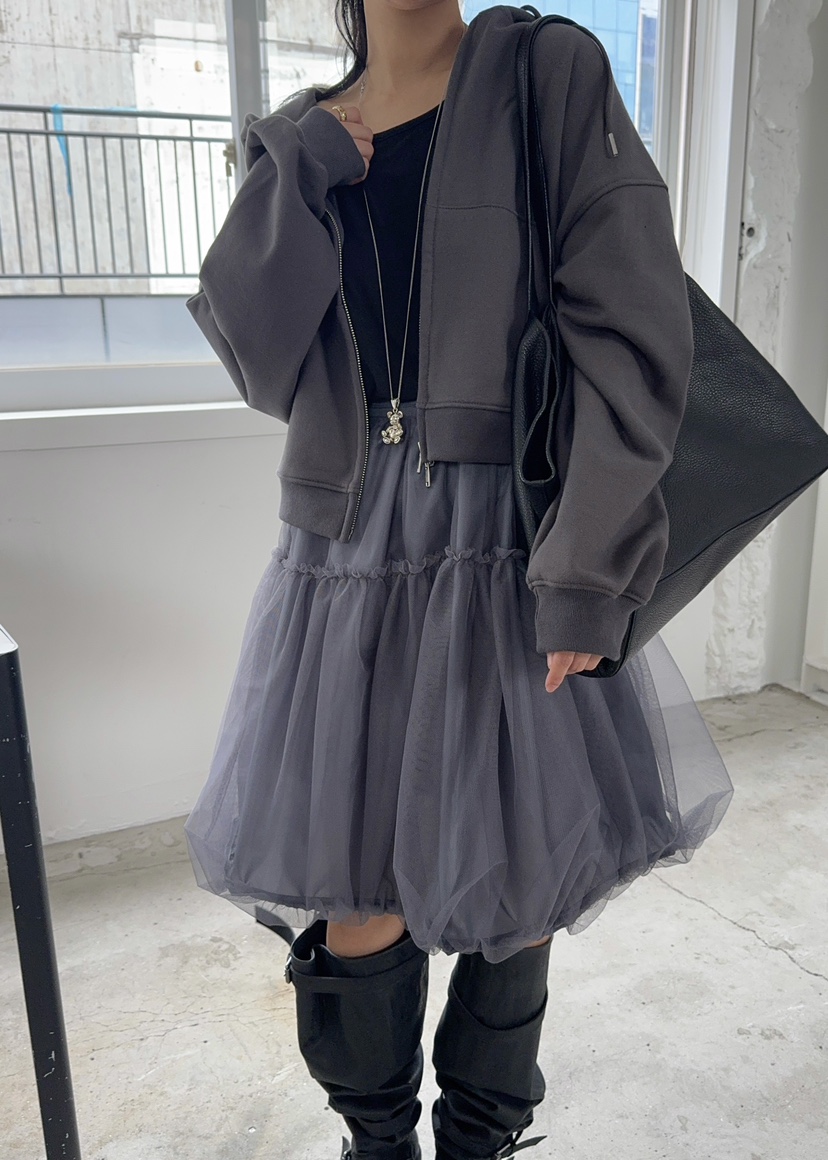 OUPPT東大門㊣實拍女裝新款職業25秋夏時尚半身裙中短裙網眼OUPPT半身裙/中短裙