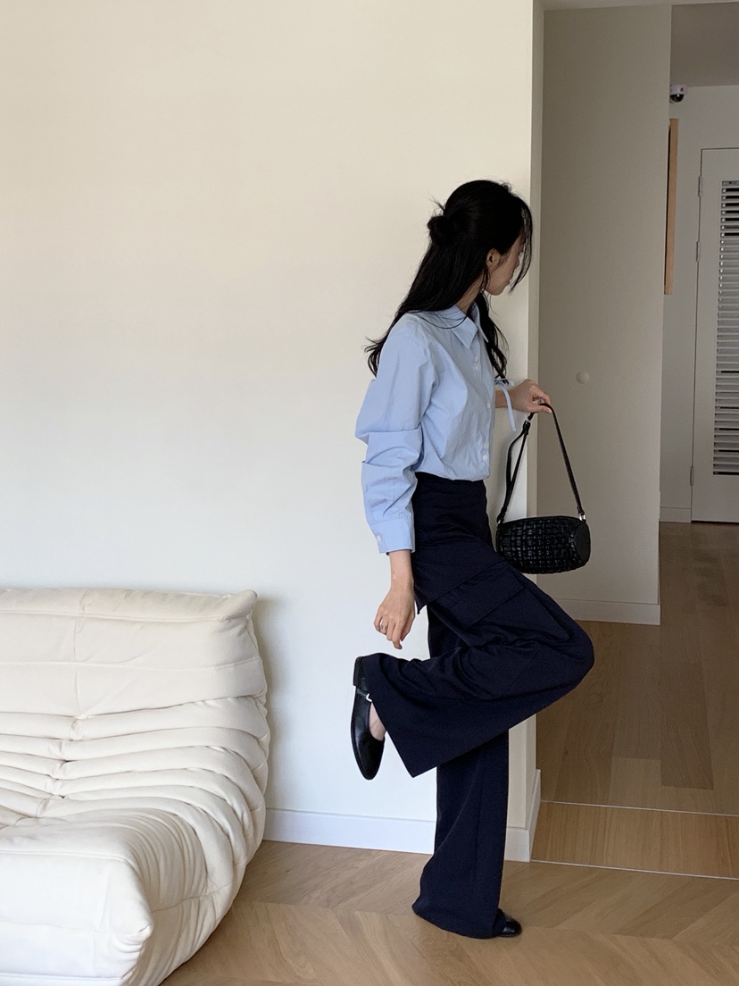 BOUND.A東大門㊣代購女士新款休閑人氣推薦時尚襯衫蕾絲衫BOUND.A襯衫/蕾絲衫