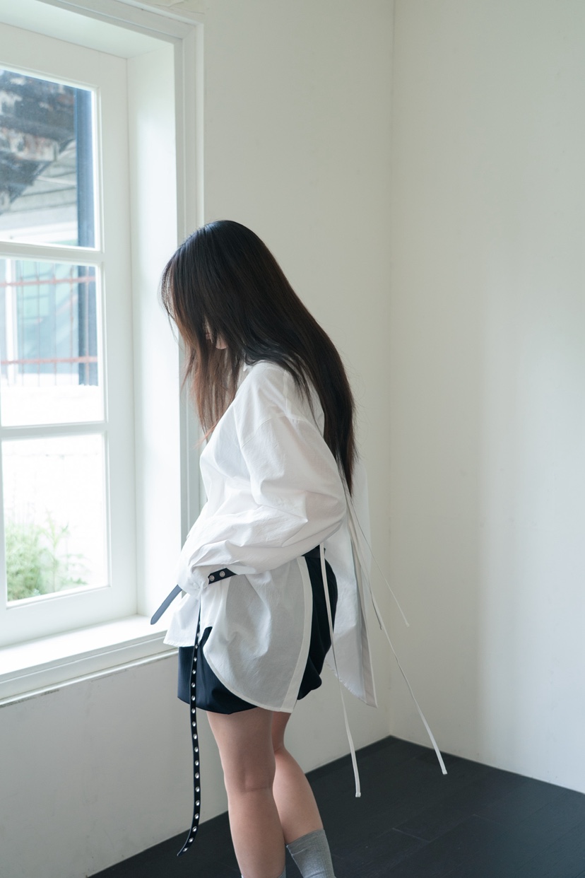 UNBOUND東大門㊣實拍女裝新款25秋夏時尚職業人氣襯衫蕾絲衫UNBOUND襯衫/蕾絲衫