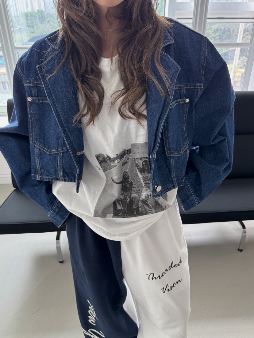 BLACK RIBBON-A東大門㊣直郵女裝新款25秋夏熱賣休閑夾克BLACK RIBBON-A夾克